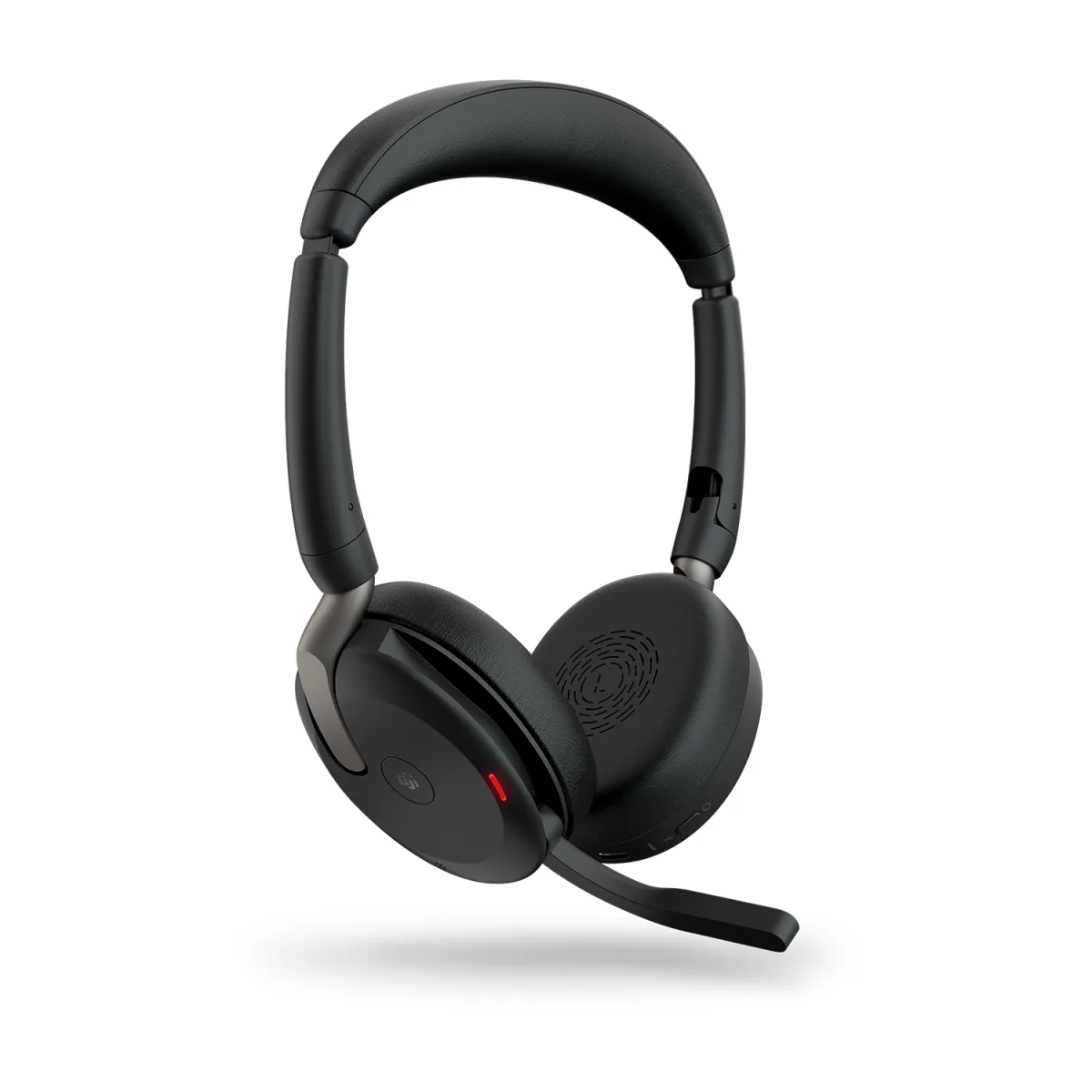 Jabra Casca EVOLVE2 65 Flex MS fara fir, Stand incarcare, Binaural, On-Ear, USB-C, Black
