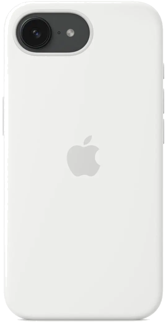 Apple Husa silicon iPhone 16e White 