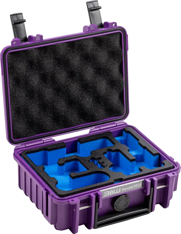 B&W Geanta de transport si carcasa de protectie pentru DJI Osmo Pocket 3 mov