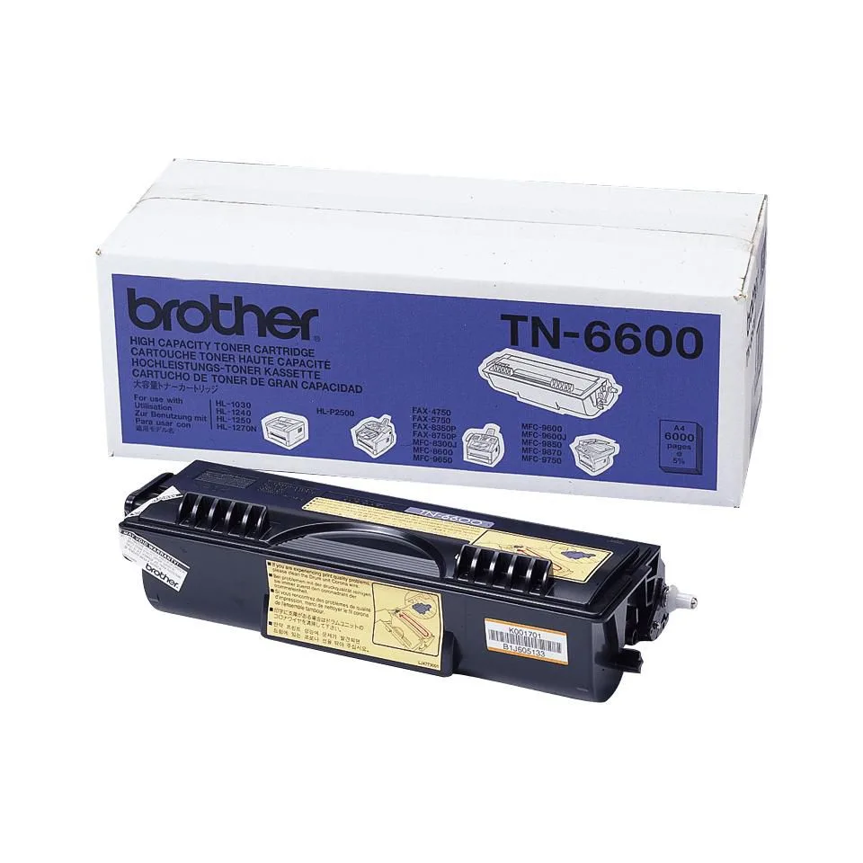 Brother Toner negru TN-6600, 6000 pagini, pentru HL-1200/HL-1240