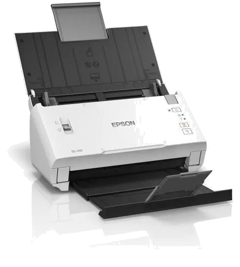 Epson Scanner DS-410, A4, tip sheetfed, viteza scanare: 52 ipm alb-negru si color