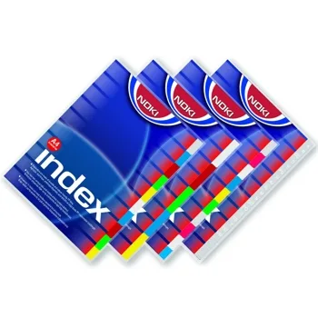 Office Separatoare plastic A4 color, set 10 file
