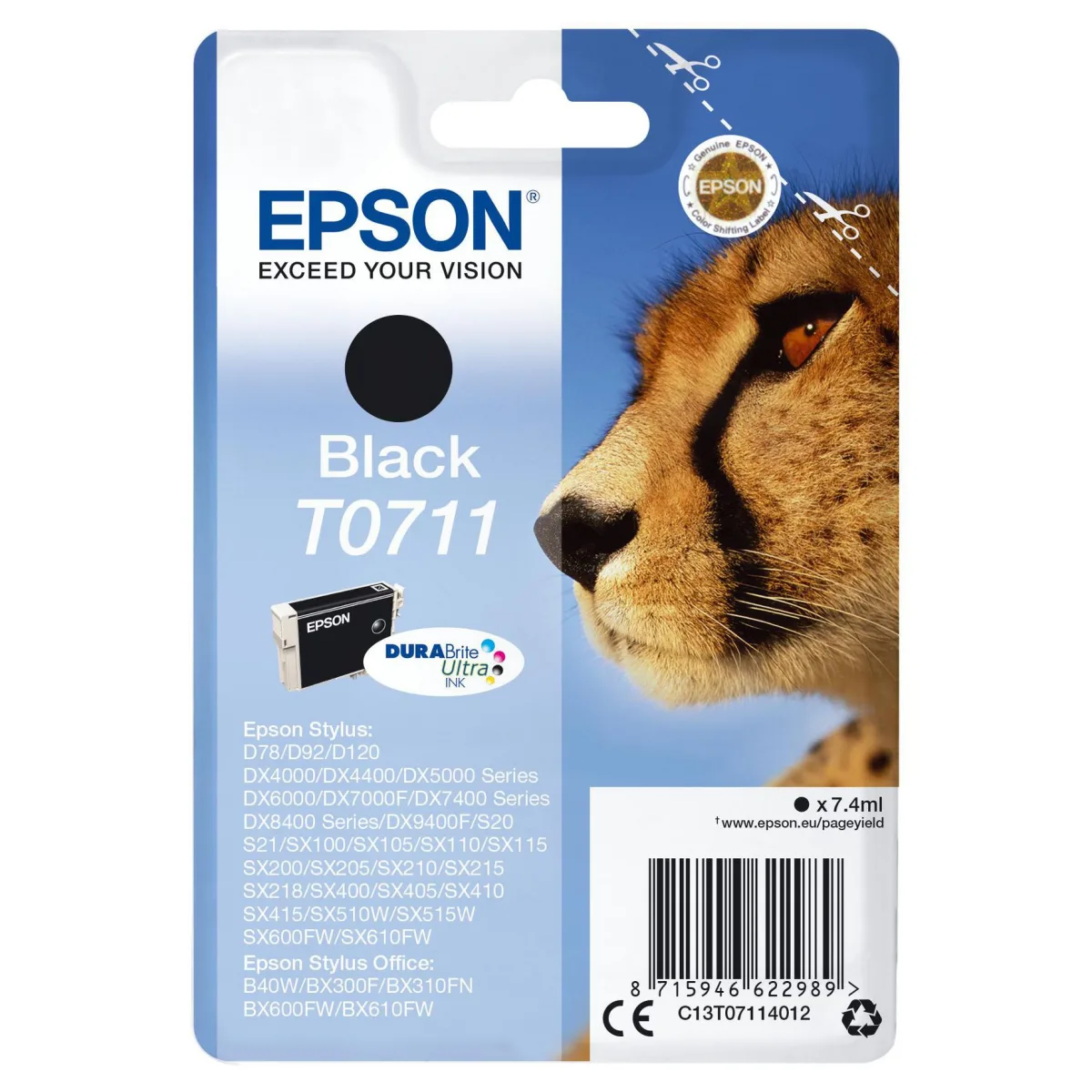 T071141 cartus negru pentru Epson Stylus
