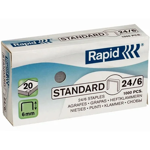 Rapid Capse 24/6 1000 buc/cutie pana la 20 coli