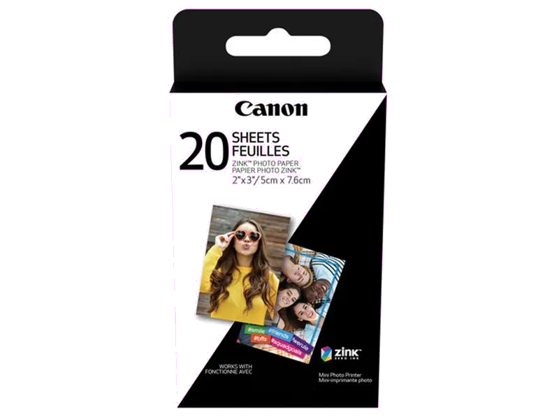 Canon Hartie foto ZINK 5x7.6 cm Zoemini, 20 poze 