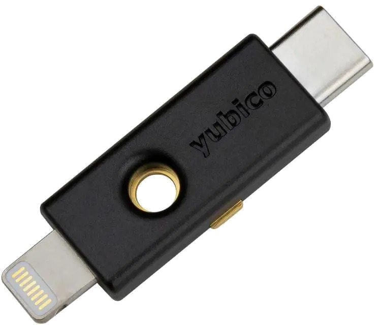 Yubico YubiKey 5Ci, cheie securitate USB-C si Lightning