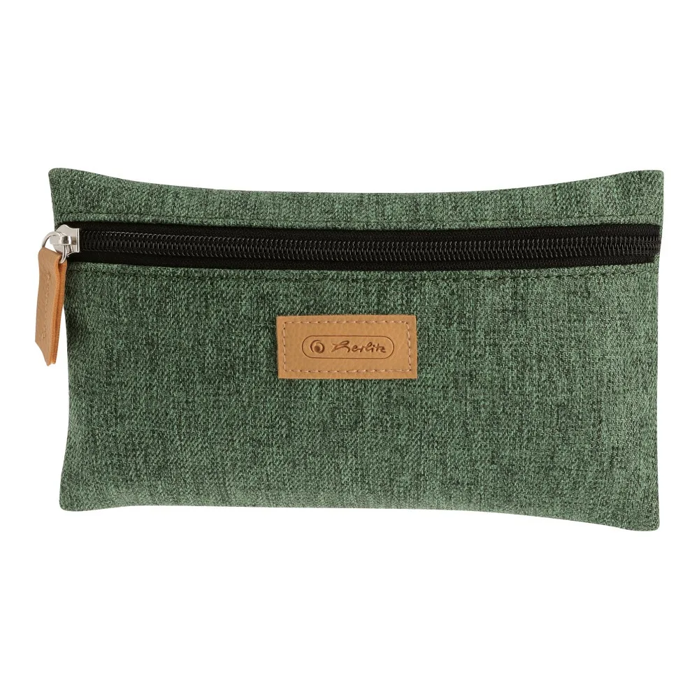 Herlitz Penar etui plat Greenline, verde 