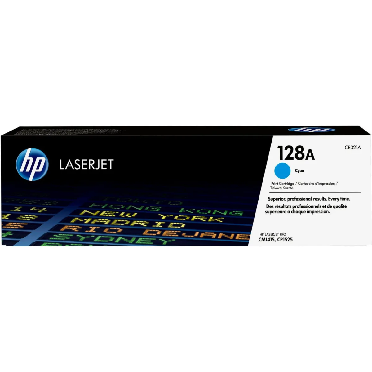 HP CE321A Cartus toner No.128A cyan ORIGINAL pt. CM1415, CP1525, 1.3k.