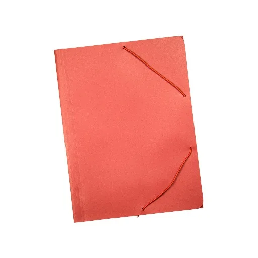 Office Max Mapa plic A4 plastic rosie cu elastic la colturi