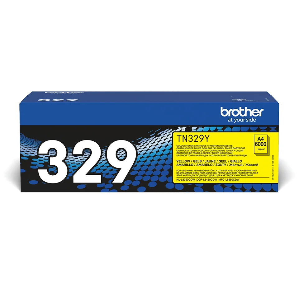 Brother Toner yellow TN-329Y, 6000 pagini, pentru HL-L8350CDW/DCP-L8450CDW