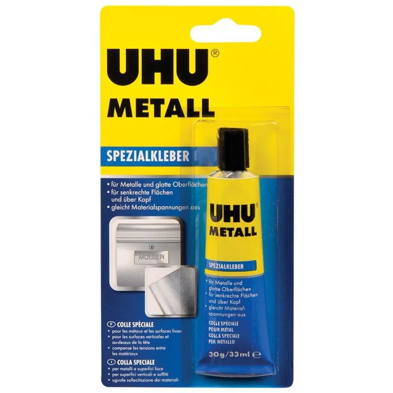 UHU Adeziv de contact tixotropic Metall 30g pentru metal si aliaje