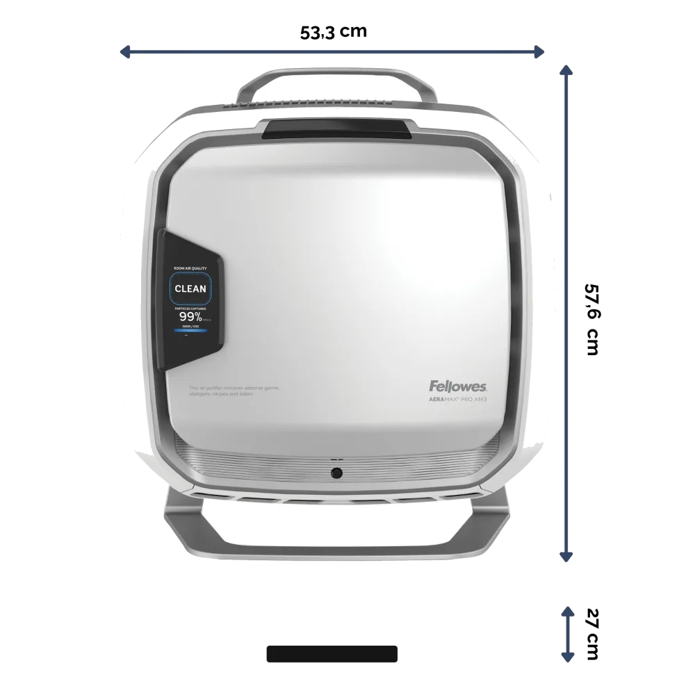 Fellowes AeraMax Pro AM 3s PureView purificator cu stand 55 mp 