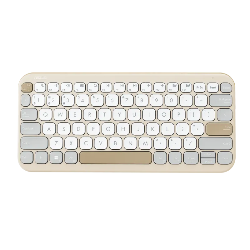Asus Tastatura wireless KW100 Oat Milk BT 2xAAA