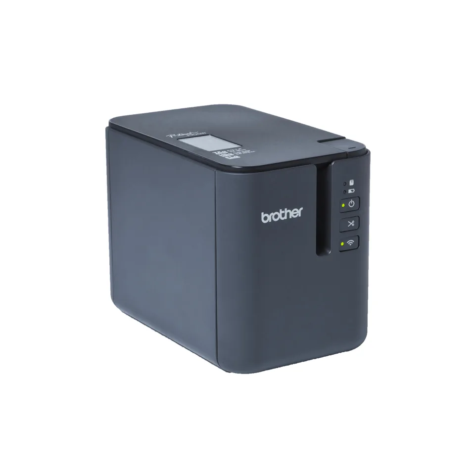 Brother Imprimanta etichete desktop PT-P900W 60 mm/s transfer termic Wi-Fi TZe 3.5-36mm angle