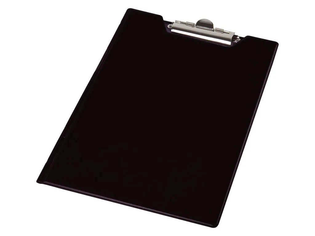 Panta Plast Clipboard A4 dublu standard, negru