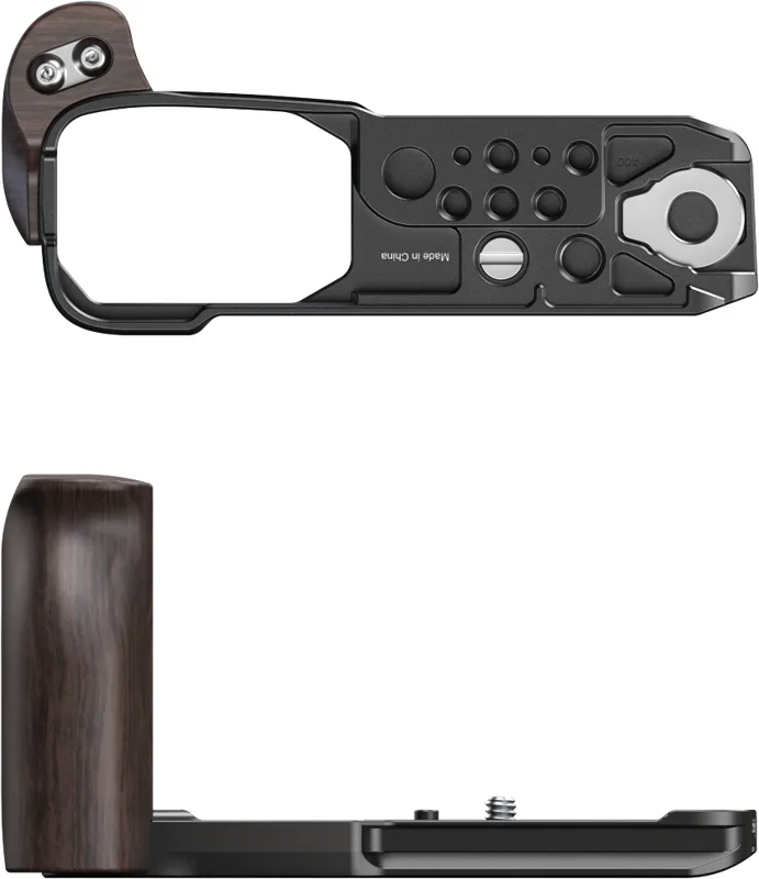 SmallRig Placa L Nikon ZR 5906, Arca, maner lemn, negru/maro 